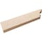 Ekena Millwork 2in. W x 8in. H x 32in. L Mediterranean Woodgrain TimberThane Rafter Tail, Primed Tan RFTUR02X08X32MEDRCPR - alternate 5